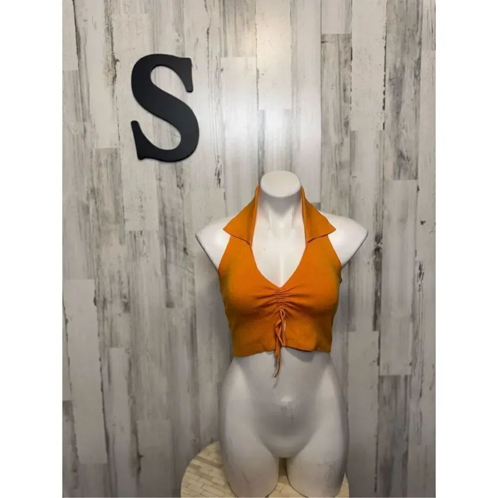 Black-less Orange top